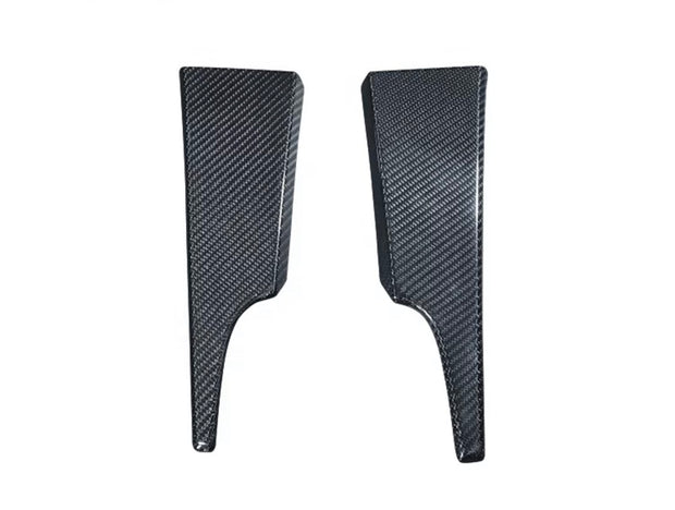 15+ Mustang Dash Side Solid Carbon Trim Overlay
