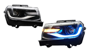 2014-2015 Camaro Headlight RGB Dual Beam S550Euros