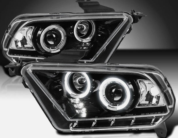 2010-2014 Mustang V2 Headlights S550Euros