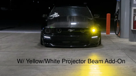 2005-2009 Mustang Airduct Headlight S550Euros