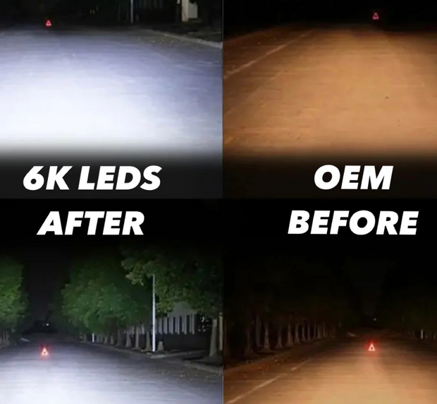 2005-2009 Mustang LED Headlight Conversion Kit S550Euros