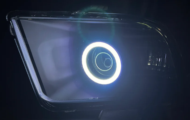 2005-2009 Mustang RGB 2010 Style Headlight S550Euros