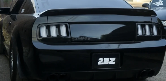 2005-2009 Mustang RGB Taillights Vector V1 S550Euros