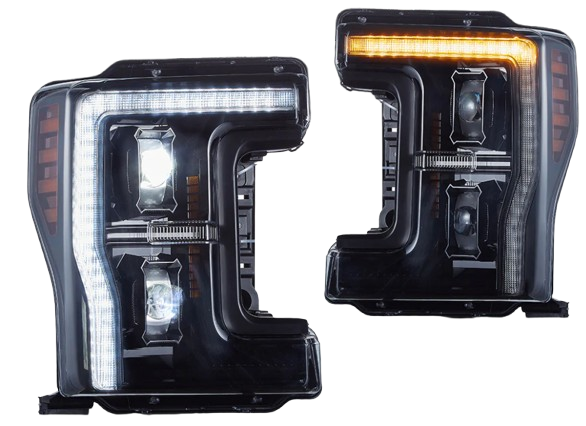 2017-2019  Ford Super Duty Headlights (F250/F350/F450/F550) v2 S550Euros