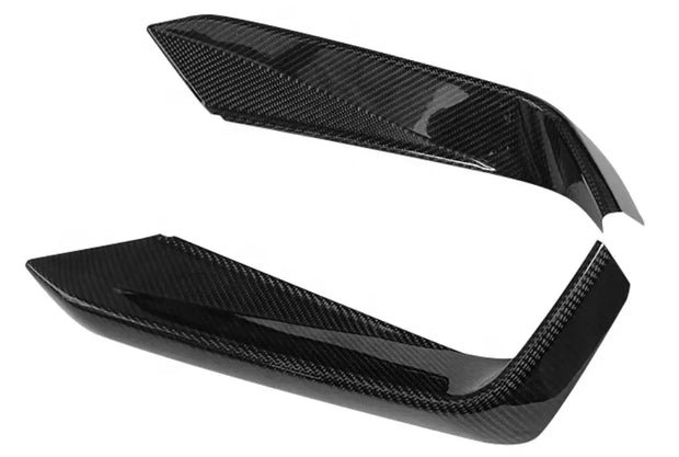 2024 Mustang Front upper Flaps Decoration Solid Carbon Trim Overlay S550Euros