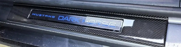 2024 Mustang Interior kit Door Sill Panel Solid Carbon Trim Overlay S550Euros