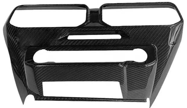 2024 Mustang Multi-media Console Frame Solid Carbon Trim Overlay S550Euros