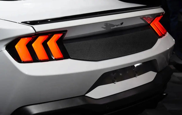 2024 Mustang Decklid Solid Carbon Trim Overlay S550Euros