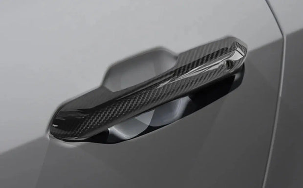 2024 Mustang Exterior Door Handle Solid Carbon Trim Overlay S550Euros