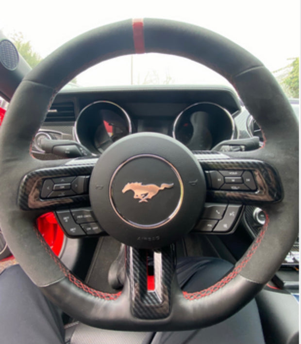 2015-2020 Mustang Carbon Style Wheel Trim