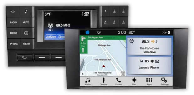 Base 4” to Sync 3 Upgrade for 2015-2018 Mustang