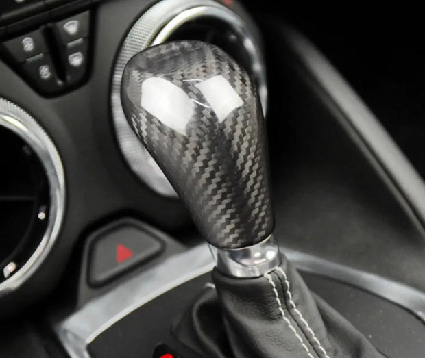 2016-2019 Camaro Carbon Fiber Shift Knob Overlay S550Euros