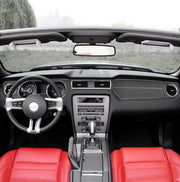 2010-2014 Mustang Carbon Fiber Full Dashboard Overlay(6-Piece)