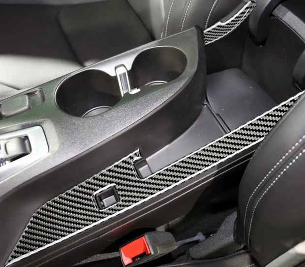 2016-2019 Camaro Carbon Fiber Armrest Panel Overlay S550Euros