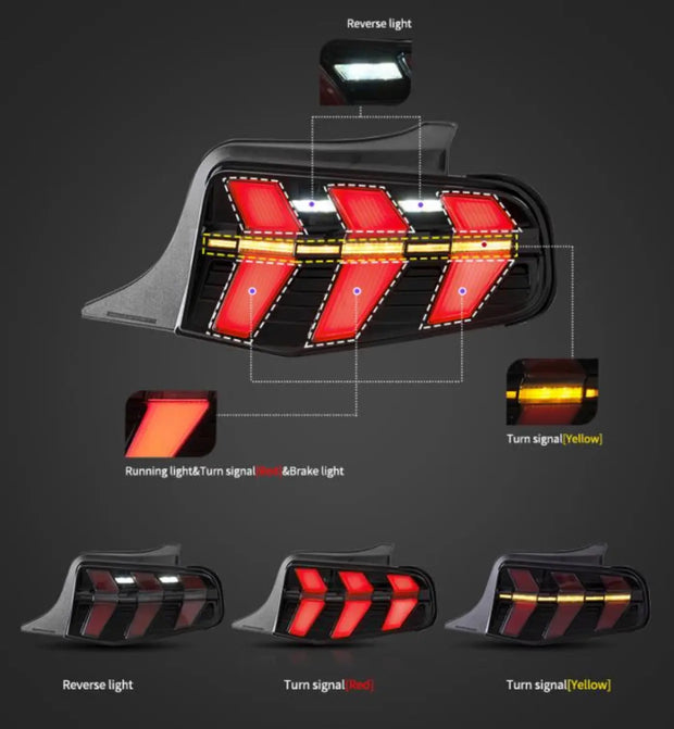2010-2012 Mustang Taillight S550Euros