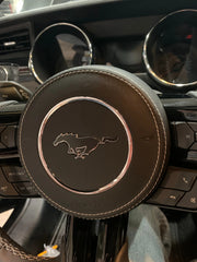 2015-2023 Mustang Custom Steering Wheel AirBag Cover S550Euros