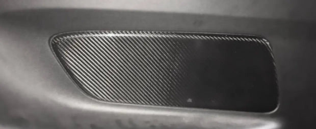 2015-2020 Mustang Solid Carbon Fiber Door Panel Trim