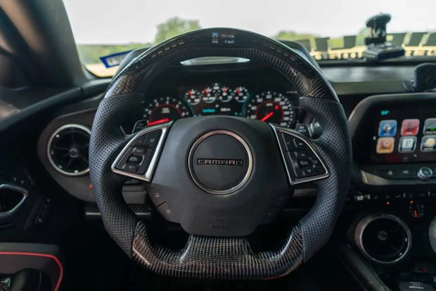 2016+ Camaro Carbon Fiber Steering Wheel