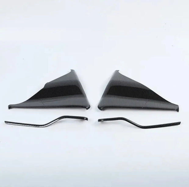 2015-2023 Mustang Carbon Fiber Central Side Control Panel Overlay S550Euros