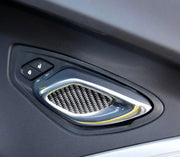 2016-2019 Camaro Carbon Fiber Inner Door Handle Overlay S550Euros
