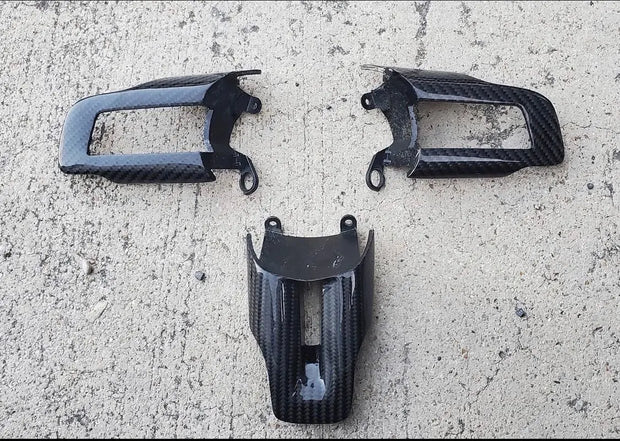 2015-2023 Mustang Carbon Steering Wheel Trim Replacement S550Euros