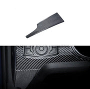 15+ Mustang Dash Side Solid Carbon Trim Overlay