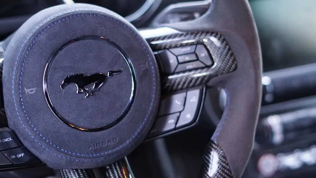 2015-2023 Mustang Custom Steering Wheel AirBag Cover S550Euros