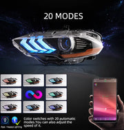 2018+ Mustang RGBW Headlight S550Euros