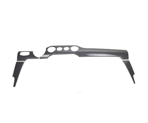 15+ Mustang Performance Pack Dash Kit Solid Carbon Trim Overlay