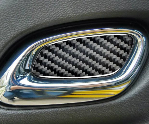 2016-2019 Camaro Carbon Fiber Inner Door Handle Overlay S550Euros
