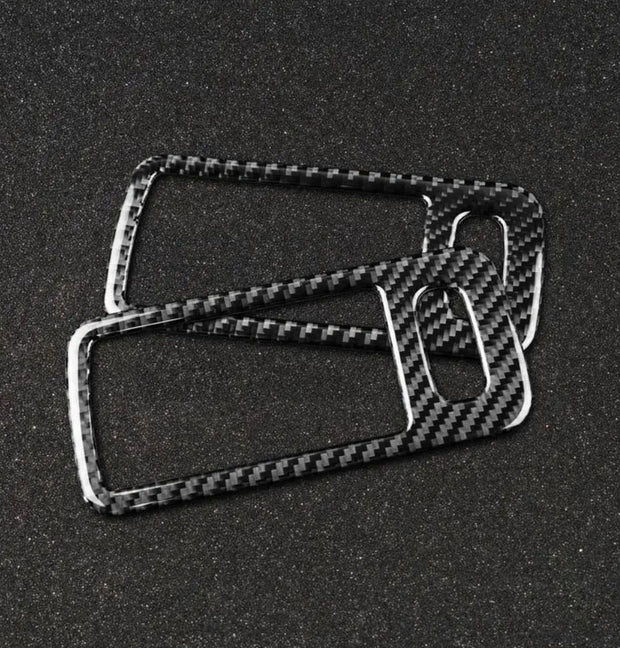 2010-2014 Mustang Carbon Fiber Door Handle Trim S550Euros