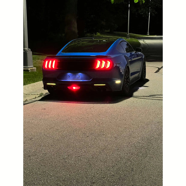2015-2017 Mustang RGBW Rear Reflector S550Euros