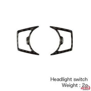 2015-2020 Mustang Carbon Headlight Switch Trim Overlay