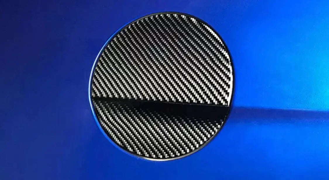 15+ Mustang Fuel Cap 2-Piece Carbon Trim Overlay - S550Euros