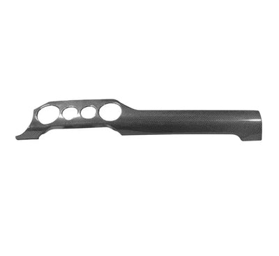 15+ Mustang Dash Solid Carbon Trim Overlay