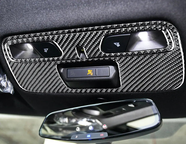 2016-2019 Camaro Carbon Fiber Dome Light Overlay S550Euros