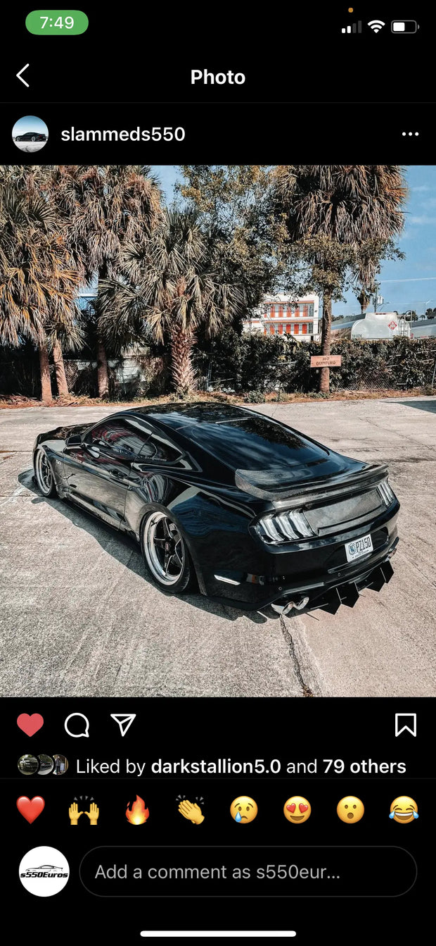 2015-2023 Mustang Sidemarkers S550Euros
