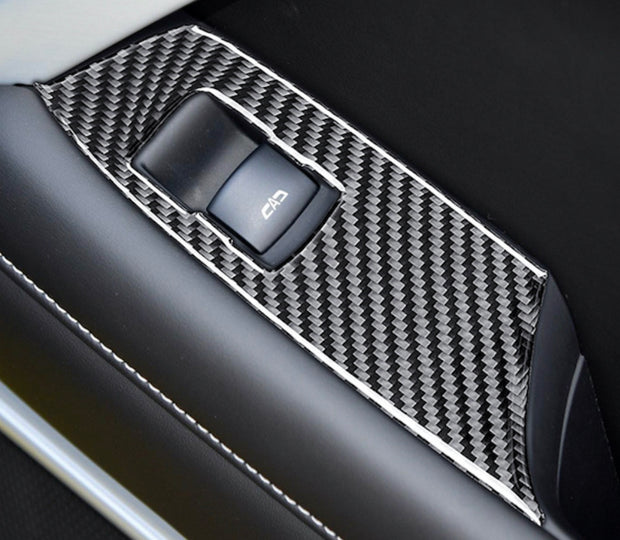 2016-2019 Camaro Carbon Fiber Window Switch Overlay