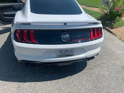 18+ Mustang Taillight Carbon style solid overlay