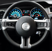 2010-2014 Mustang Carbon Fiber Steering Wheel Trim S550Euros