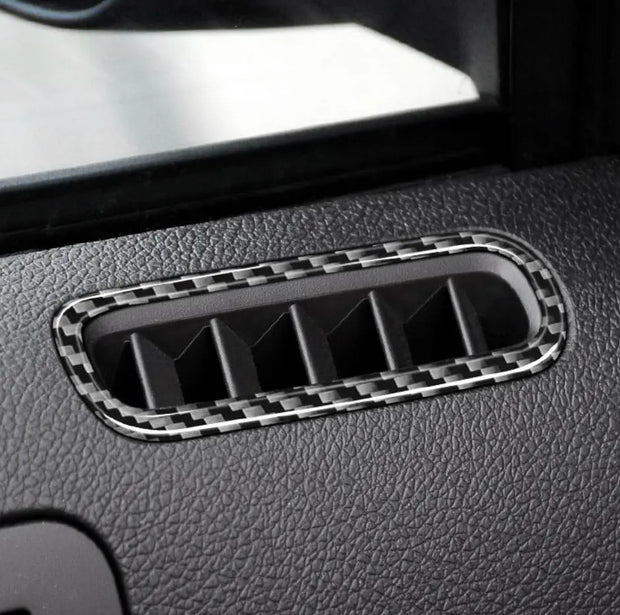 2010-2014 Mustang Carbon Fiber Door Vent Trim S550Euros