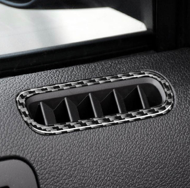 2010-2014 Mustang Carbon Fiber Door Vent Trim