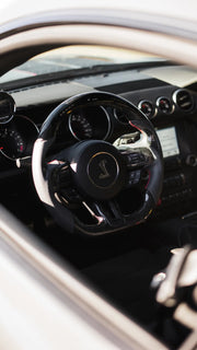 2018-2023 Mustang Carbon Fiber Steering Wheel S550Euros