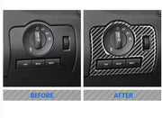 2010-2014 Mustang Carbon Fiber Headlight Control Trim
