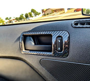 2010-2014 Mustang Carbon Fiber Door Handle Trim S550Euros