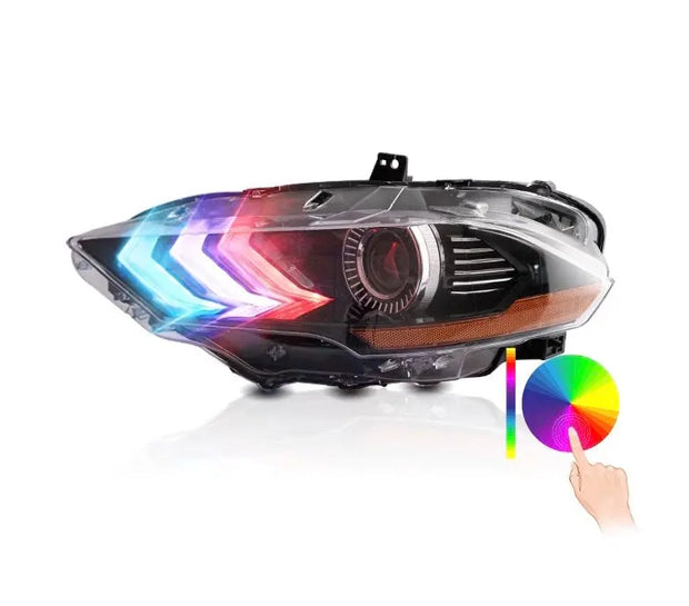 2018+ Mustang RGBW Headlight S550Euros