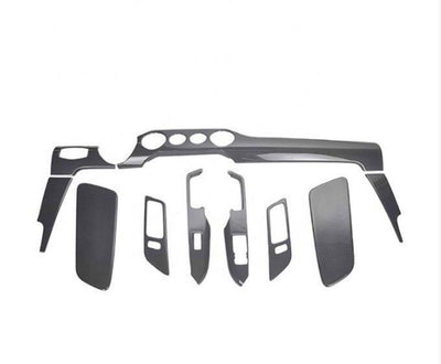 15+ Mustang Performance Pack Dash Kit Solid Carbon Trim Overlay