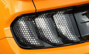 18+ Mustang Taillight Full Carbon style solid overlay
