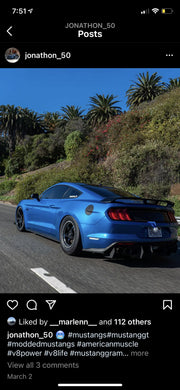2015-2023 Mustang Sidemarkers S550Euros