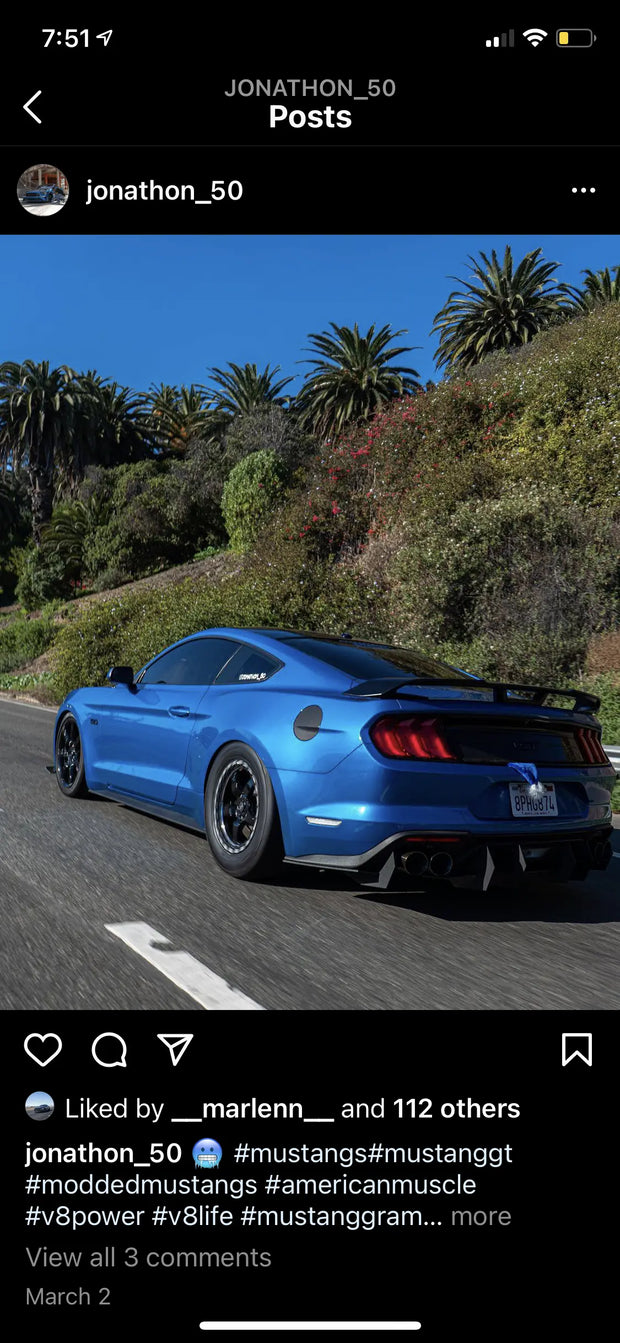2015-2023 Mustang Sidemarkers S550Euros
